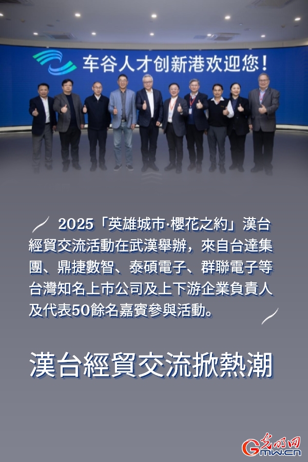 海報丨漢台經貿交流掀熱潮