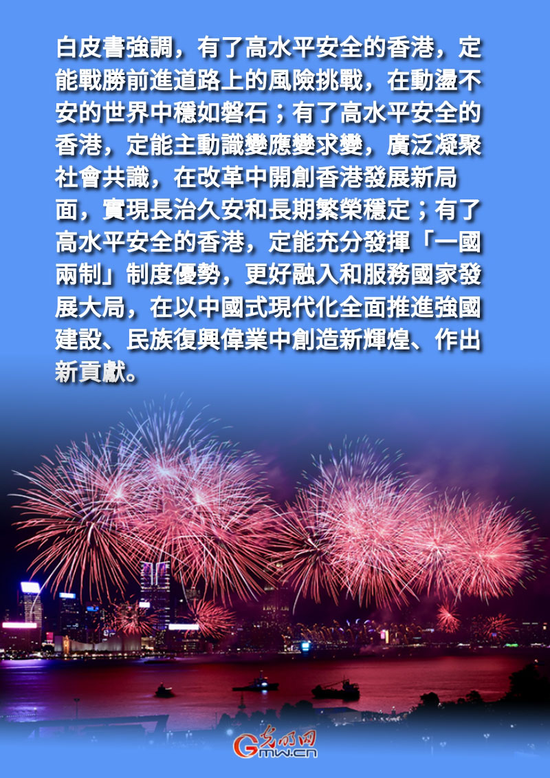 海報丨國務院新聞辦公室發布《「一國兩制」下香港維護國家安全的實踐》白皮書