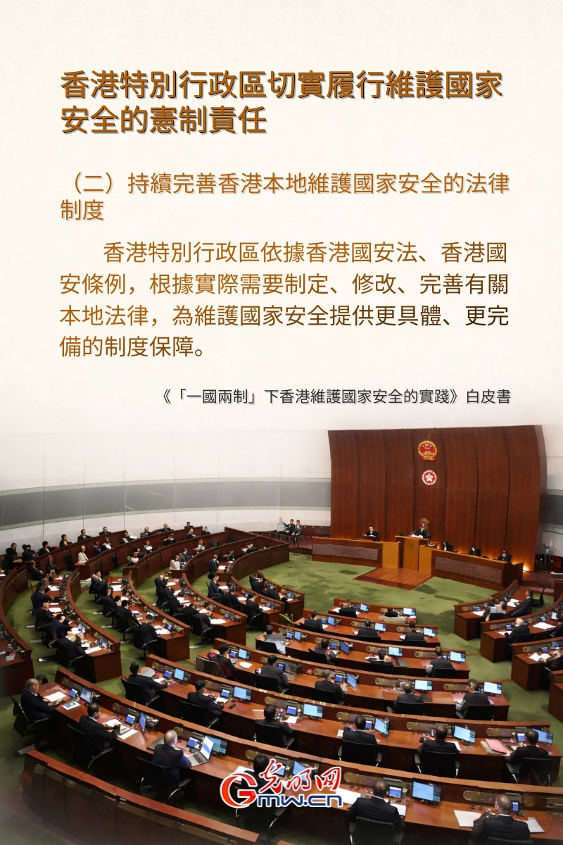 海報丨香港特別行政區切實履行維護國家安全的憲制責任：白皮書