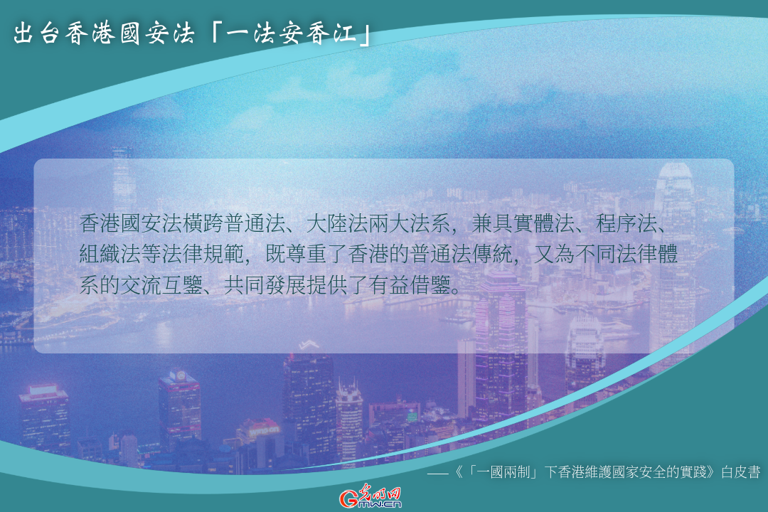 海報丨中央政府對香港國家安全事務負有根本責任：白皮書